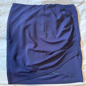EXLURA Navy Blue Women's Skirt
